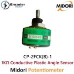 CP-2FCK(B)-1 Midori 1KΩ Conductive Plastic Angle Sensor
