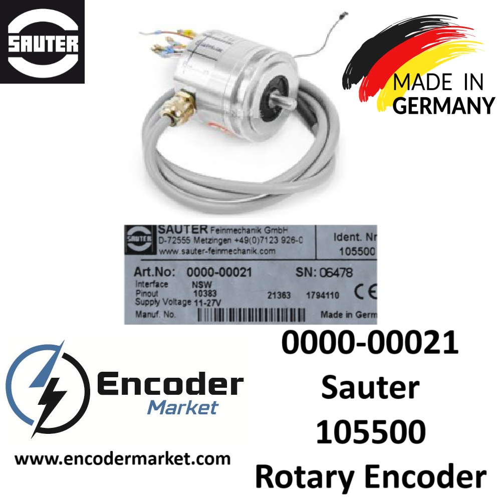 0000-00021 Sauter 105500 Rotary Encoder 0000-00021 Sauter 105500 Rotary Encoder - Image 1