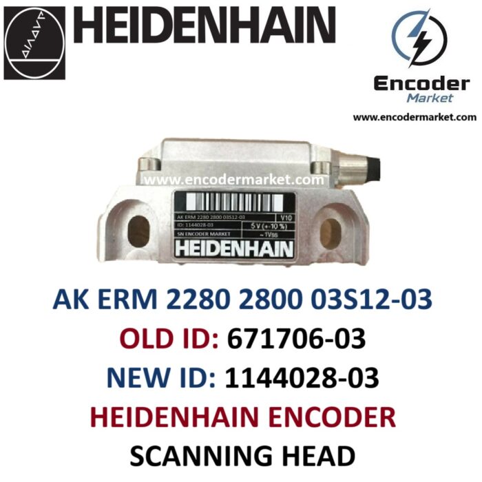 1144028-03 AK ERM 2280 2800 Heidenhain Encoder 671706-03 - Image 1