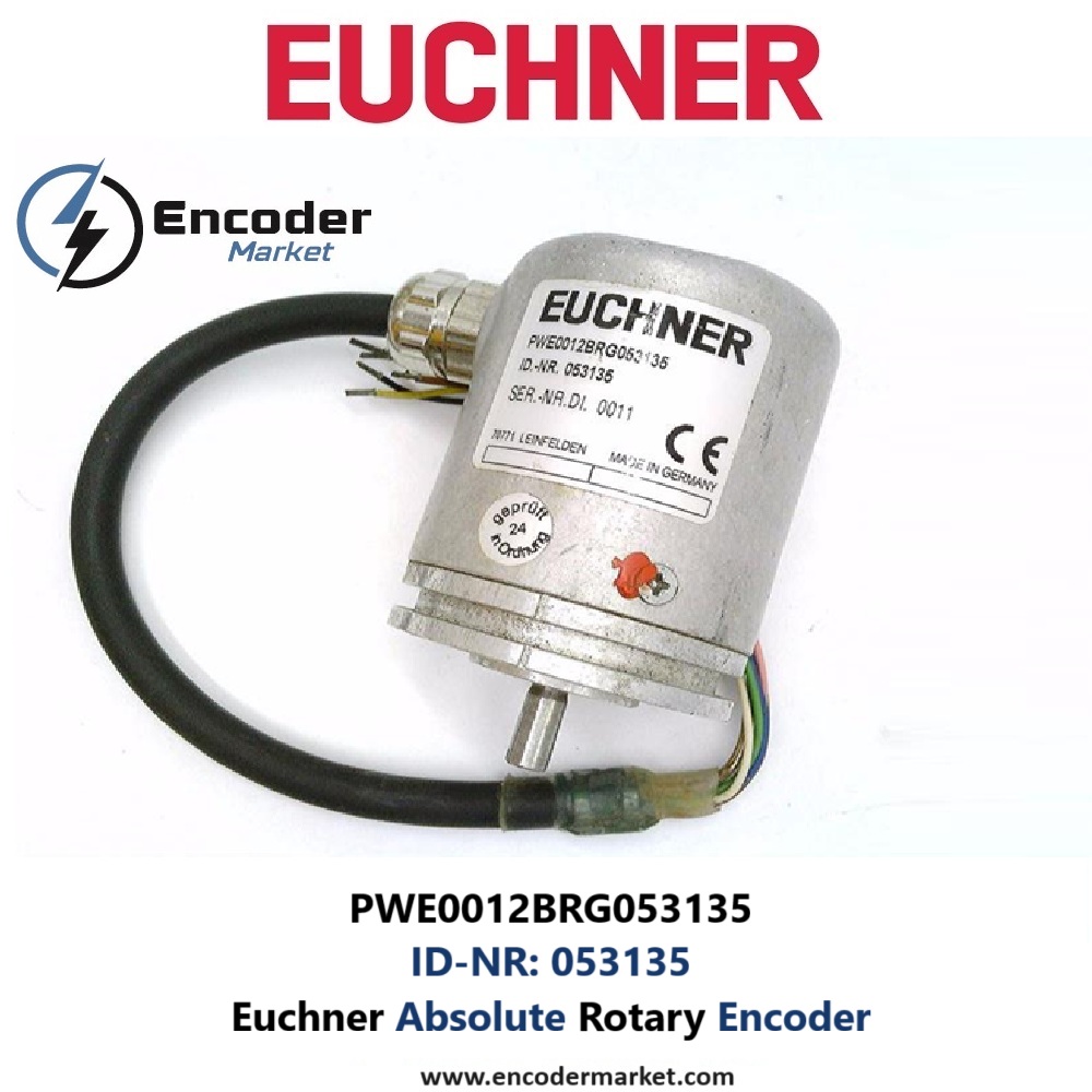 PWE0012BRG053135 (PWE 0012 BRG 053135) Euchner Absolute Rotary Encoder PWE 0012 BRG 053135 Euchner Absolute Rotary Encoder - Image 1