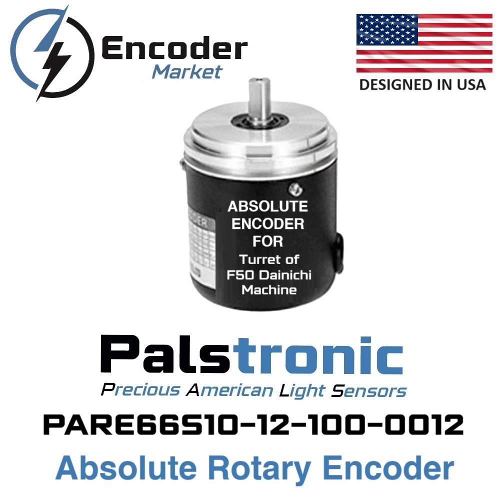 PARE66S10-12-100-0012 Palstronic Absolute Rotary Encoder ( Turret Enkoder ) PARE66S10-12-100-0012 Palstronic Absolute Rotary Encoder - Image 1