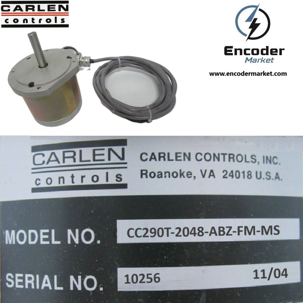 cc290t-2048-abz-fm-ms-carlen-controls-rotary-encoder-2048ppr-abz-output CC290T-2048-ABZ-FM-MS Carlen Controls Rotary Encoder - Image 1