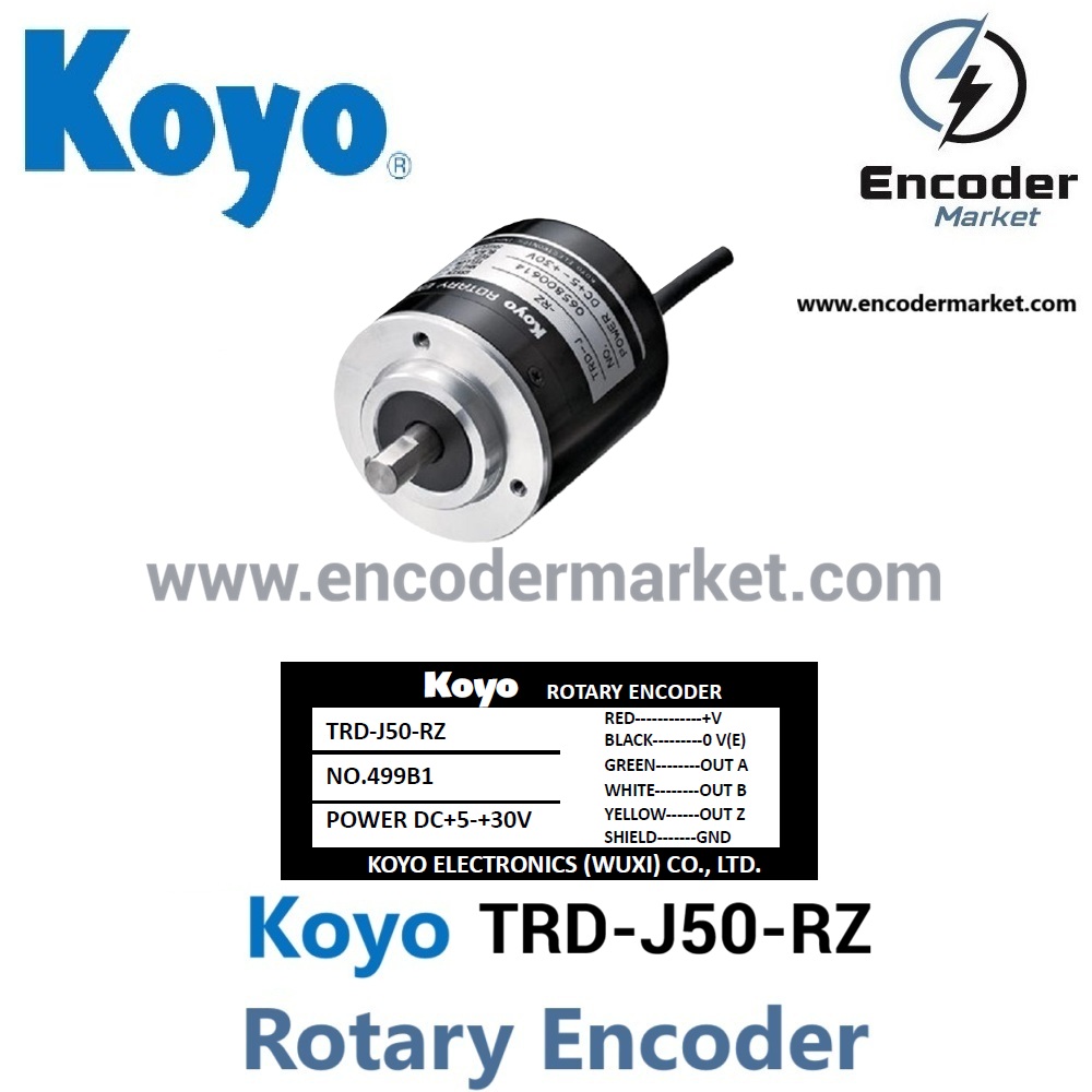 koyo-trd-j50-rz-50ppr-push-pull-rotary-encoder TRD-J50-RZ Koyo Rotary Encoder 50 PPR Push-Pull (Totem Pole) - Image 1